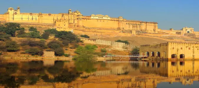 Besuche den palast fort bernstein Jaipur reise Indien