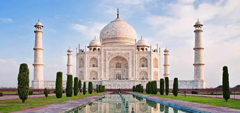 Reise Agra in Indien besuch Tajmahal