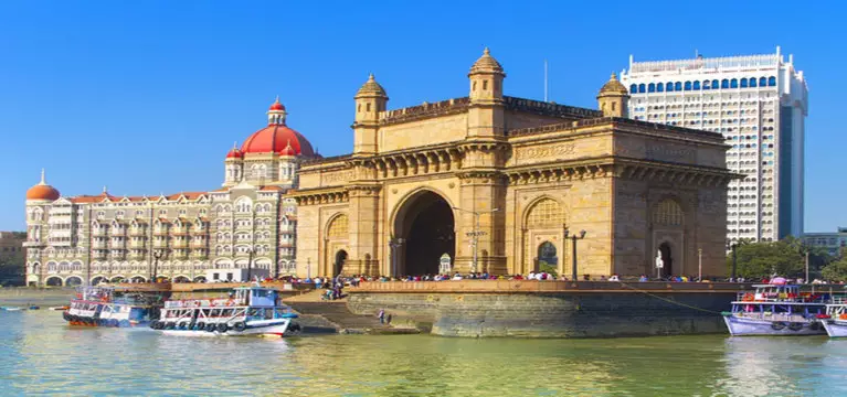 Reise in Indien besuch Bombay und der palast Rajasthan