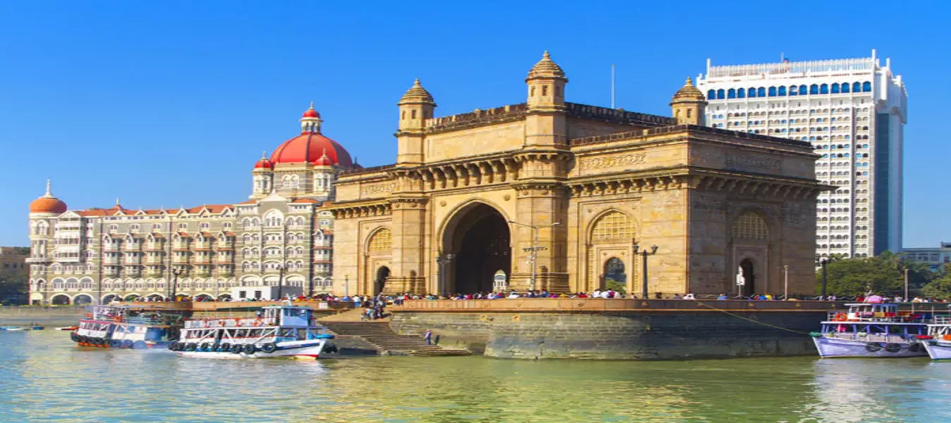 Reise in Indien besuch Bombay und der palast Rajasthan